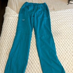 Cherokee Teal Blue Scrub Pants